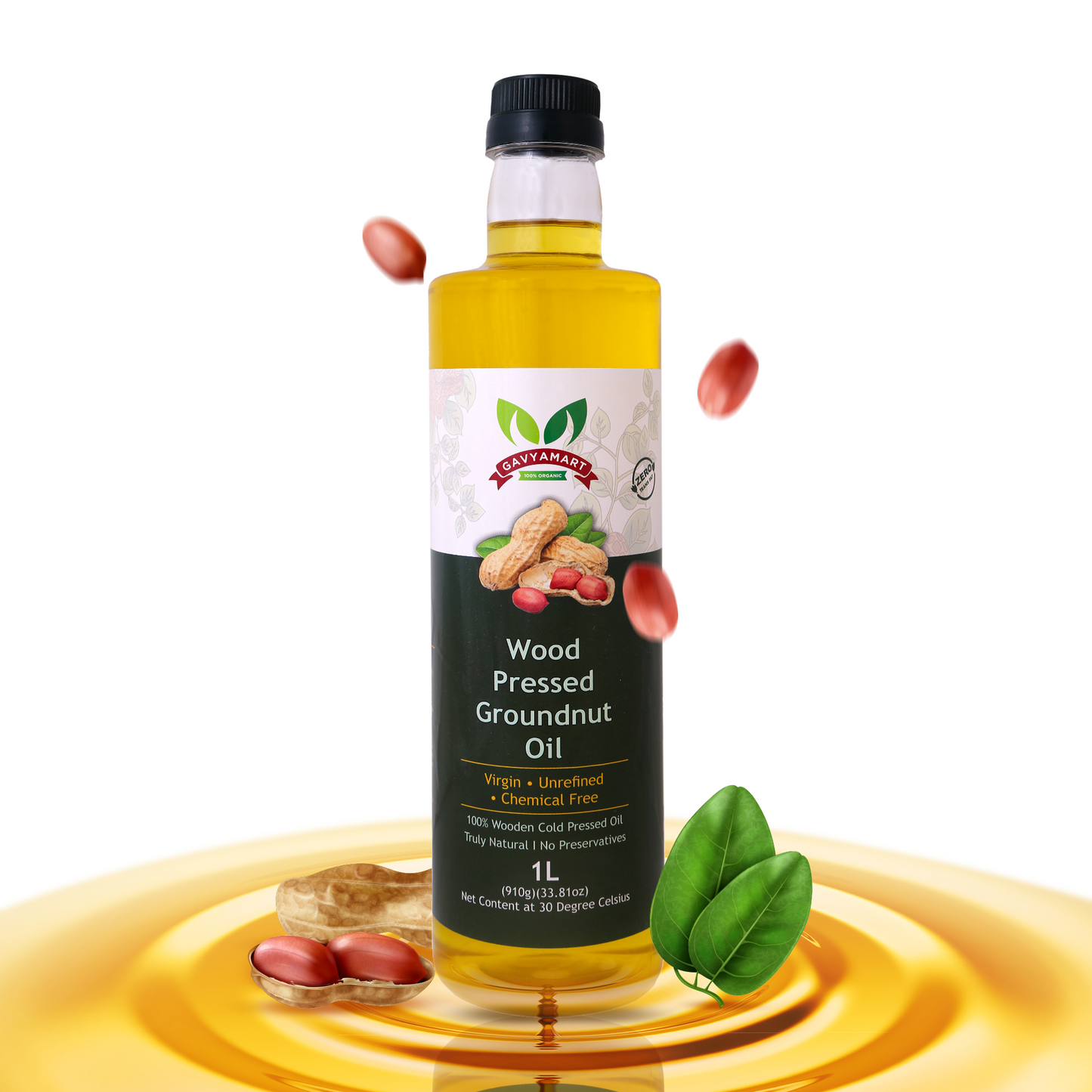 Wood Pressed Groundnut Oil | Singtel | Groundnut Oil