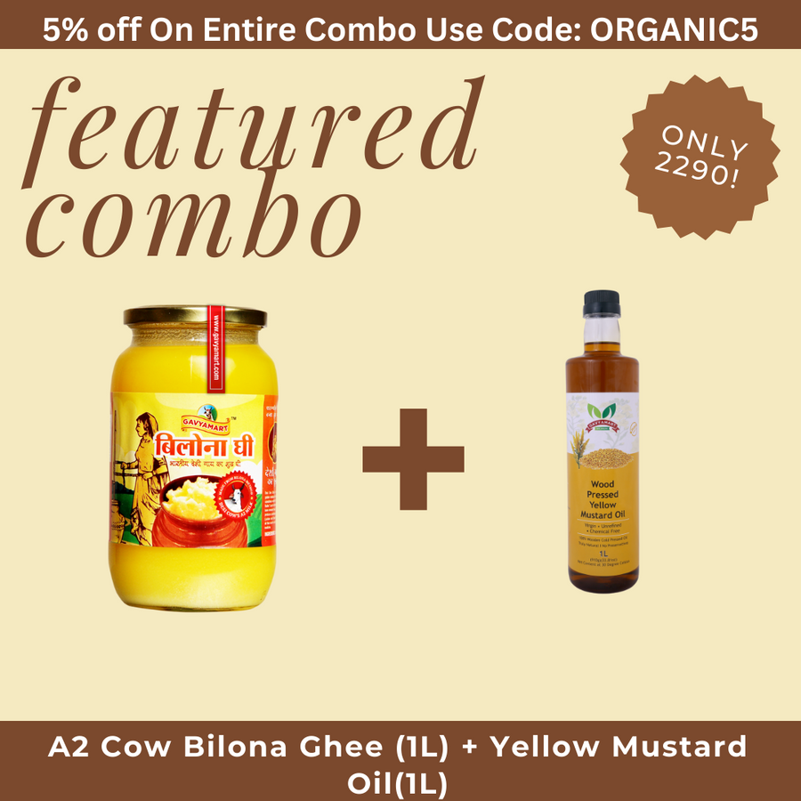 Bilona ghee | Organic Desi cow ghee | Mustard Oil