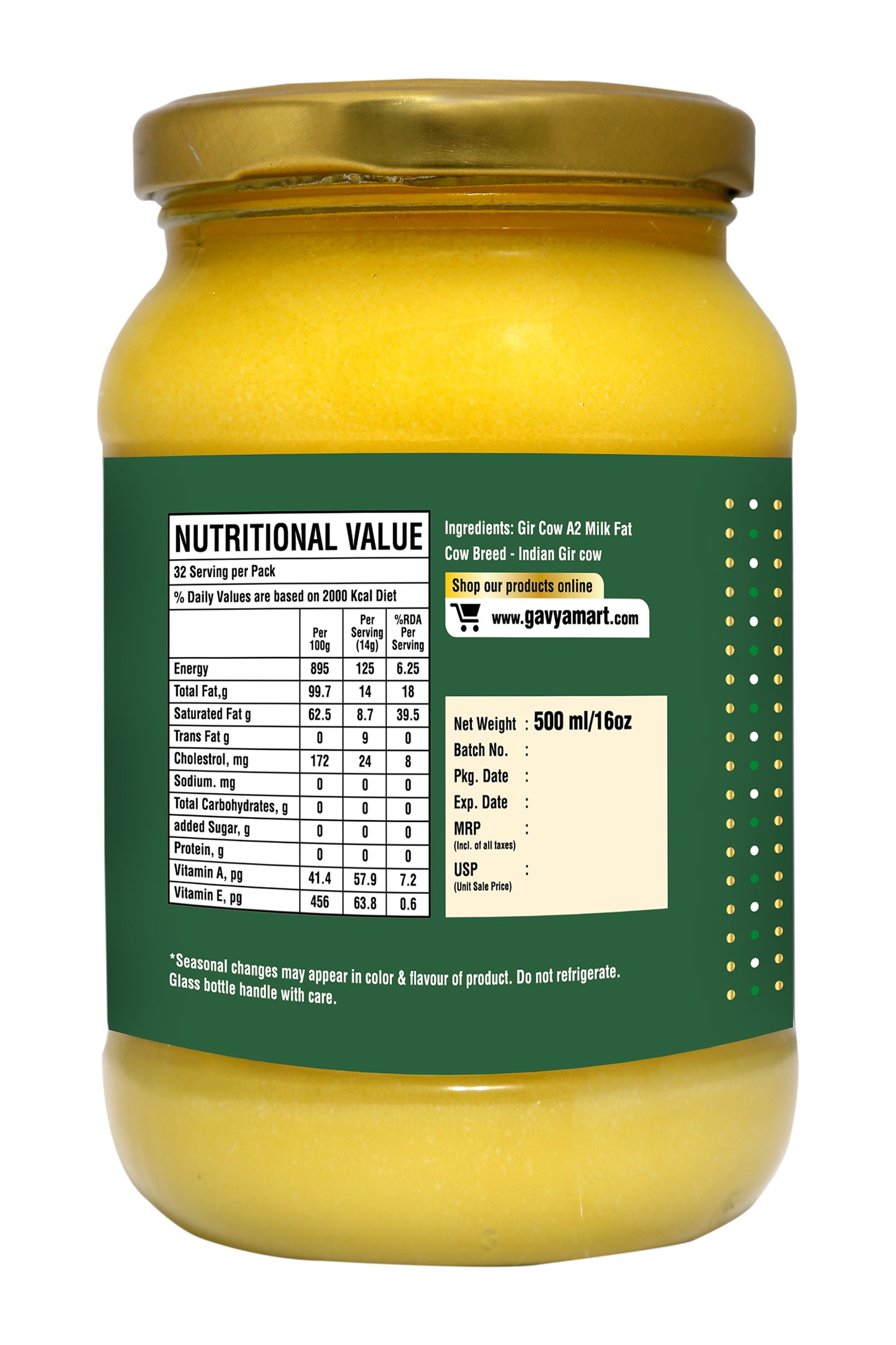 Desi Gir Ghee | A2 Ghee