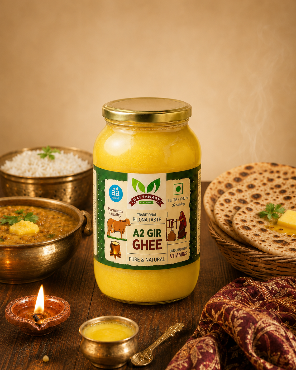 A2 Gir Cow Ghee