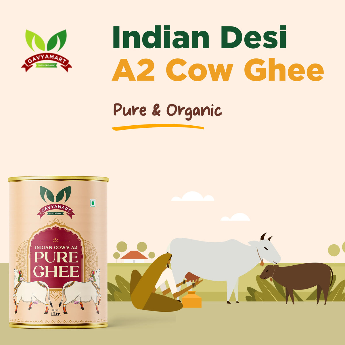 Pure Desi A2 Cow Ghee