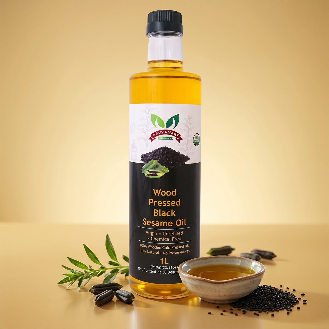 Wood Pressed Sesame Oil | Cold Pressed Til Oil for Cooking
