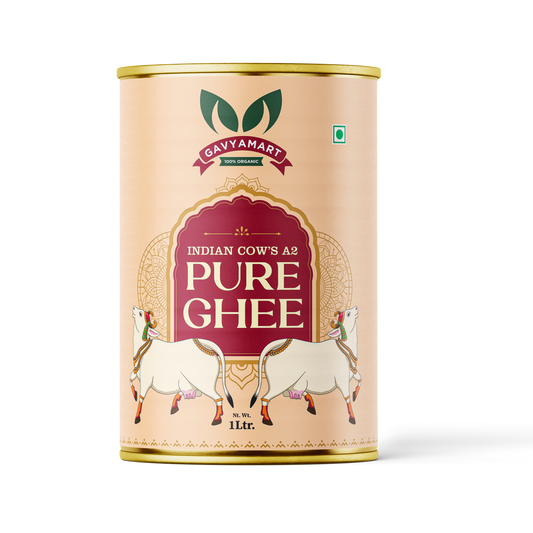 Gavyamart Buy Pure A2 cow ghee online |Best organic pure a2 Desi cow ghee | shudh desi ghee price | Glass Jar | Lab Tested