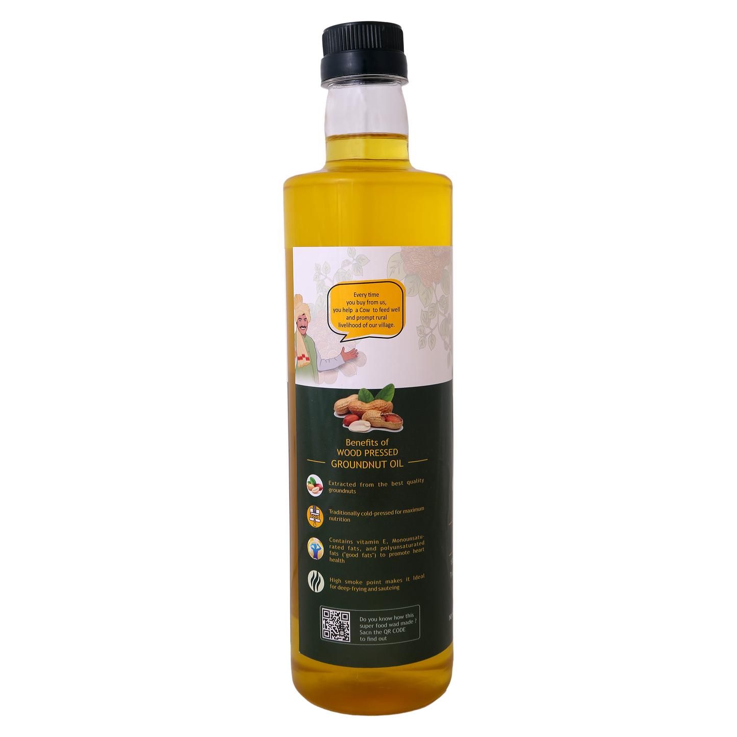 Wood Pressed Groundnut Oil | Singtel | Groundnut Oil