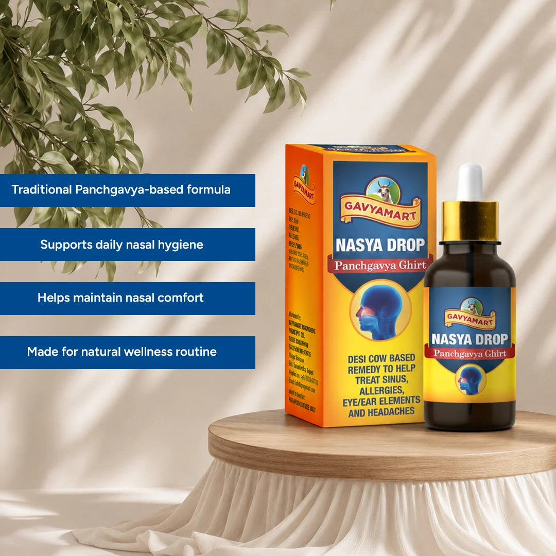 Panchgavya Nasya Drops | Ayurvedic Nasal Drops