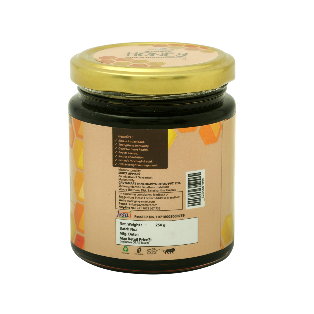 Ajwain honey | Natural Honey Product | Gaushala Products