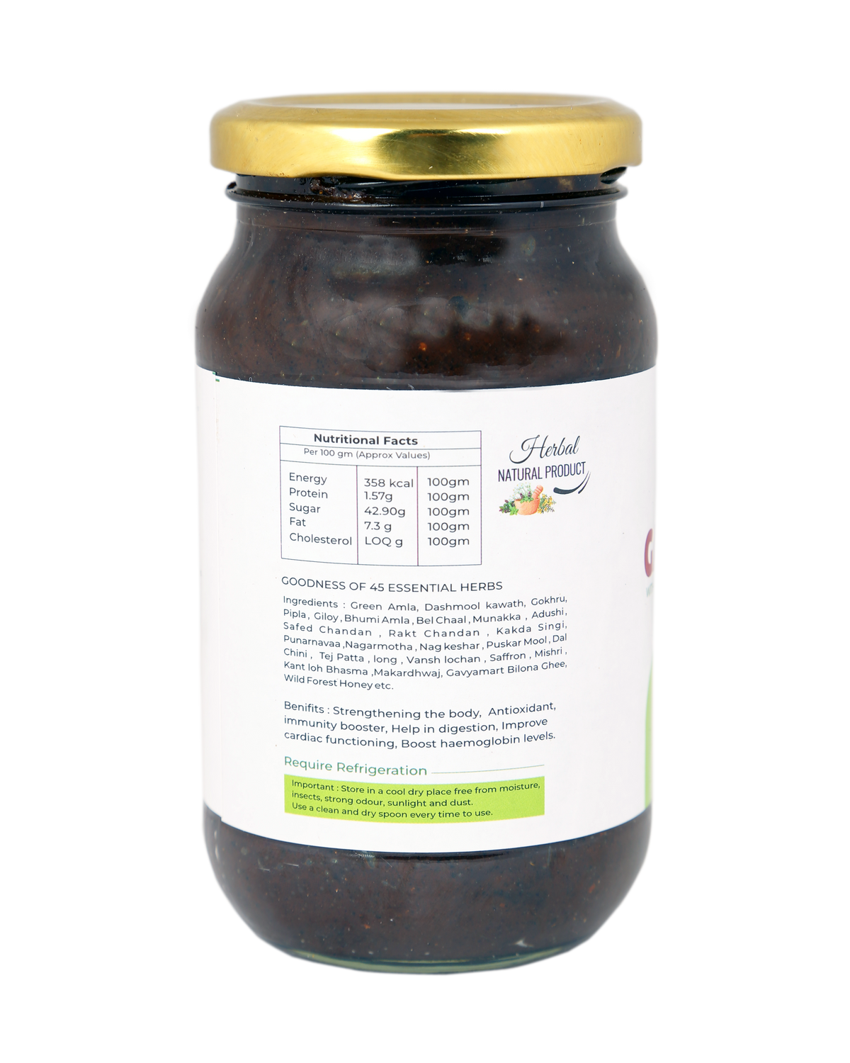 Natural Products | Organic Gavyaprash | Best Chyawanprash in India | Premium Ayurvedic Chyawanprash | Natural Immunity Booster | Herbal Chyawanprash for Family | Healthy Lifestyle Supplemen