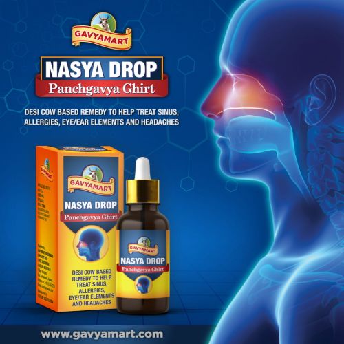 Nasya Drops | Panchgavya Ghirt | Panchgavya Nasya Drops | Herbal Nasya Drops | Natural Nasya Drops | Herbal Nasya Drops