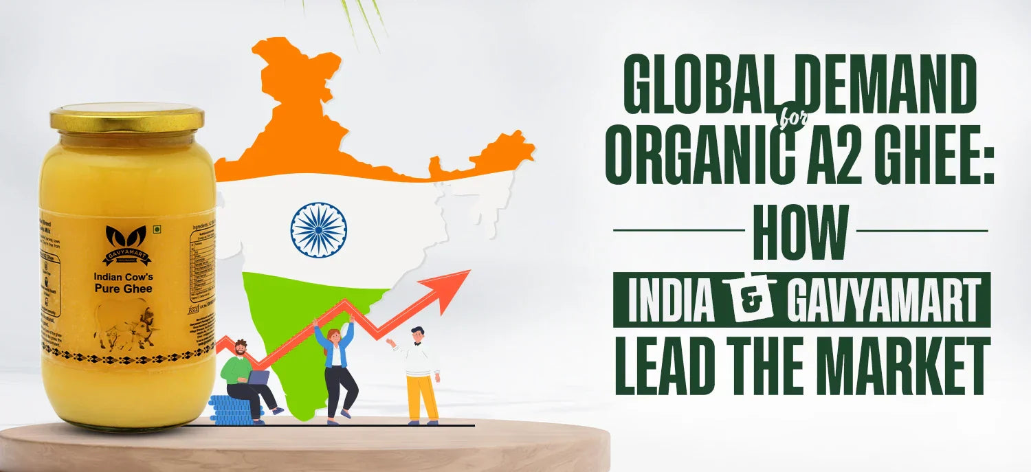 Global Demand for Organic A2 Ghee: How India and Gavyamart Lead the Market
