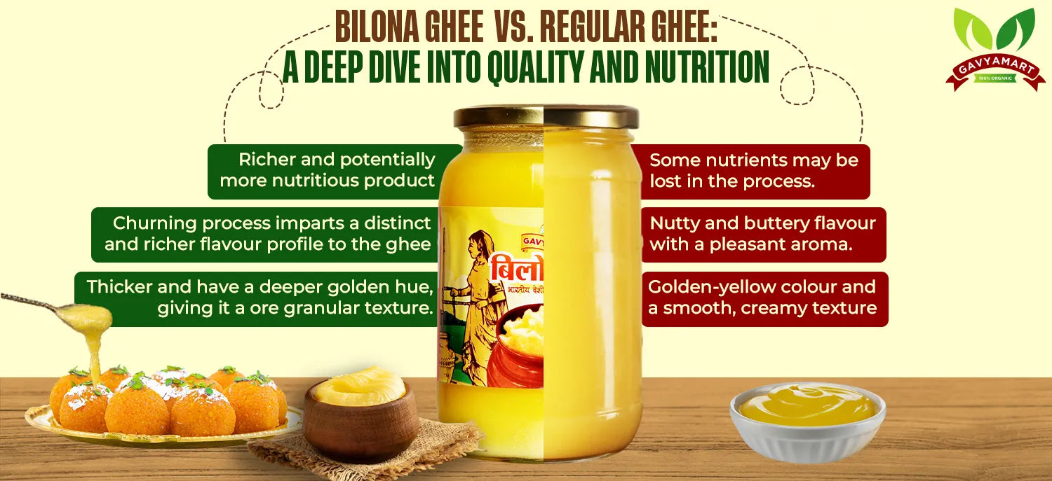 Bilona Ghee vs. Regular Ghee