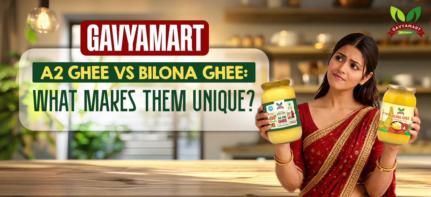 Authentic A2 cow ghee prepared using the traditional Bilona churning technique