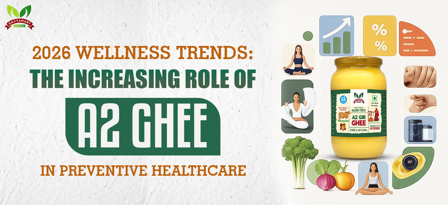 Pure Desi A2 Cow Ghee supporting preventive healthcare and immunity in 2026 wellness trends