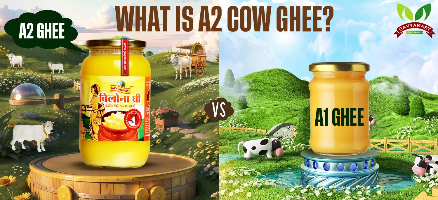 Best Pure A2 cow ghee in India | A2 Ghee Vs A1 Ghee