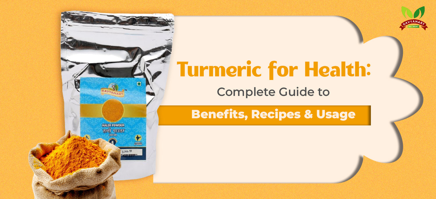 Organic turmeric powder and golden milk boosting immunity naturally