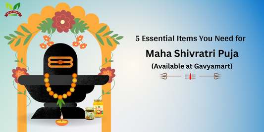 Maha Shivaratri Puja essentials set available at Gavyamart