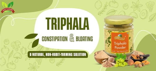 Triphala for Constipation & Bloating: A Natural, Non-Habit-Forming Solution