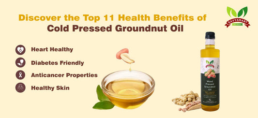 Cold-pressed groundnut oil