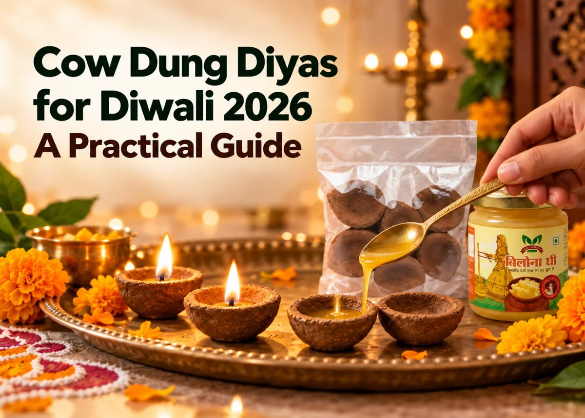 Cow Dung Diyas for Diwali 2026: A Practical Guide