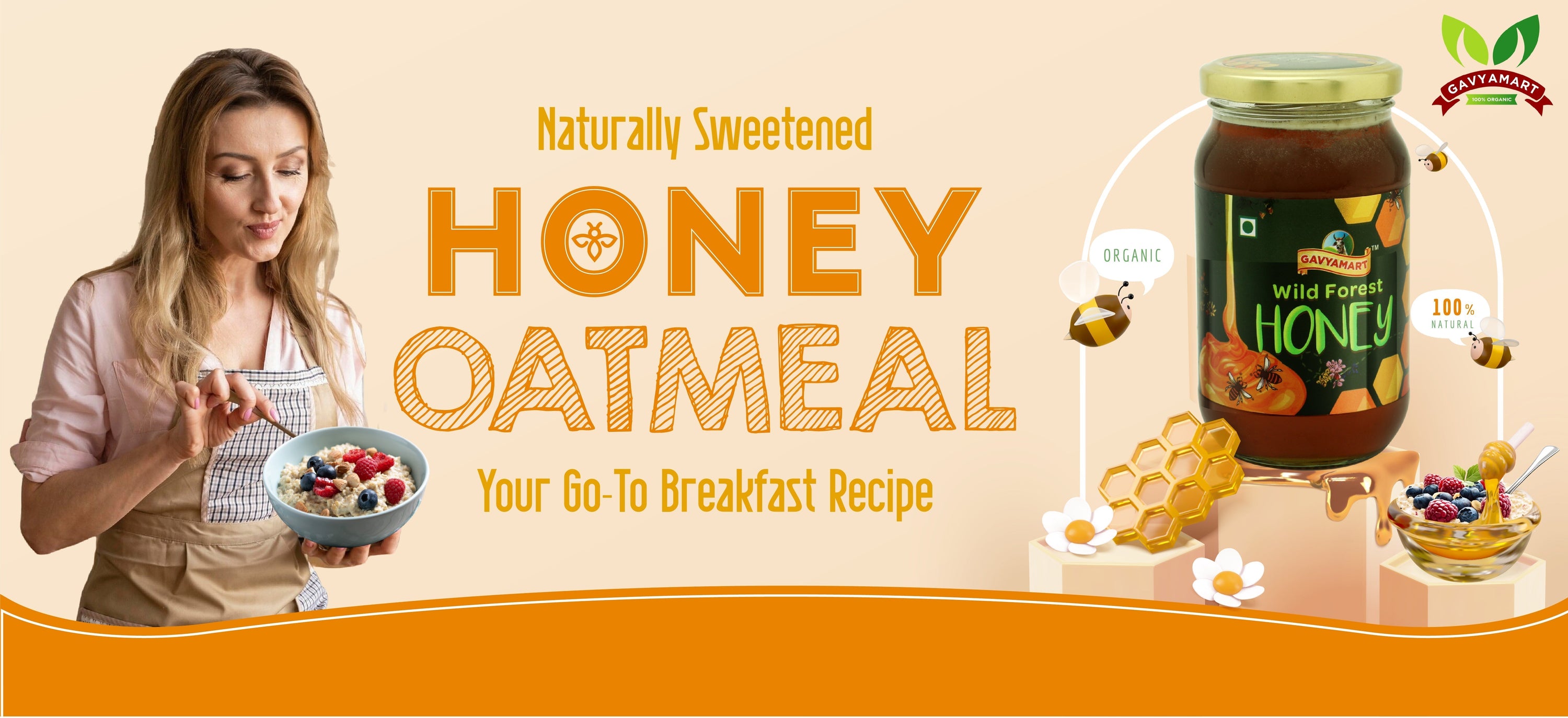 Honey | Oatmeal | Breakfast