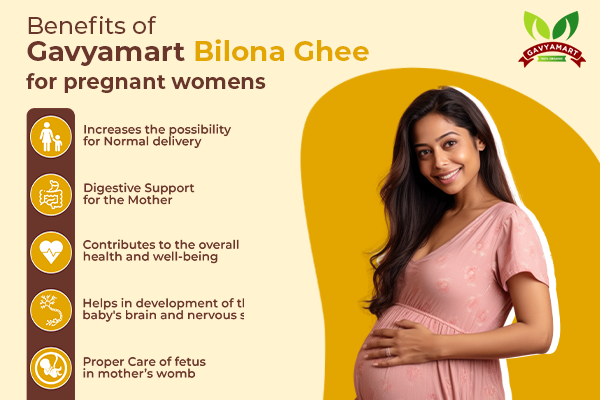 Benefits of A2 Desi Bilona Cow Ghee during Pregnancy