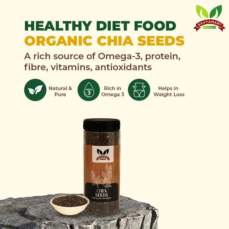 Organic Chia Seeds | Premium Chia Seeds | Natural Chia Seeds | Raw Chia Seeds | Healthy Chia Seeds | Superfood Chia Seeds | Pure Chia Seeds | Fiber Rich Chia Seeds | Protein Rich Chia Seeds