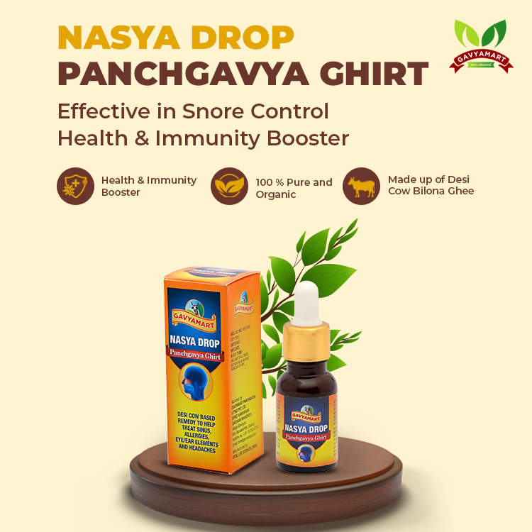 Panchgavya Nasya Drops | Ayurvedic Nasal Drops
