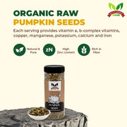 Premium Pumpkin Seeds | Organic Superfood Seeds | High Protein Snack | Roasted Seeds Online | Organic Pumpkin Seeds | Crunchy Pumpkin Seeds | Roasted Seed Snack  