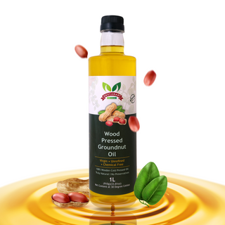 Wood Pressed Groundnut Oil - 1 Litre
