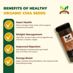 Organic Chia Seeds | Premium Chia Seeds | Natural Chia Seeds | Raw Chia Seeds | Healthy Chia Seeds | Superfood Chia Seeds | Pure Chia Seeds | Fiber Rich Chia Seeds | Protein Rich Chia Seeds