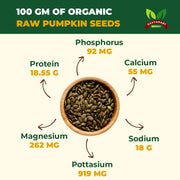 Premium Pumpkin Seeds | Organic Superfood Seeds | High Protein Snack | Roasted Seeds Online | Organic Pumpkin Seeds | Crunchy Pumpkin Seeds | Roasted Seed Snack  
