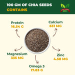 Organic Chia Seeds | Premium Chia Seeds | Natural Chia Seeds | Raw Chia Seeds | Healthy Chia Seeds | Superfood Chia Seeds | Pure Chia Seeds | Fiber Rich Chia Seeds | Protein Rich Chia Seeds