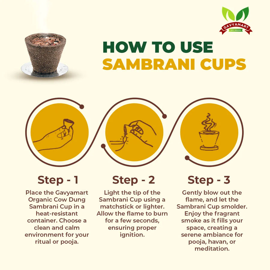Sambrani cups | Cow Dung Havan Cups | Gomay Havan Cups | Cow Dung Cups | Natural Havan Cups | Organic Havan Cups | Eco Friendly Havan Cups | Gobar Havan Cups