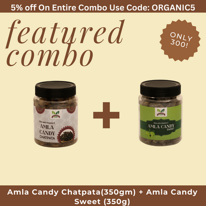 Amla Candy Chatpata(350gm) +  Amla Candy Sweet (350g)