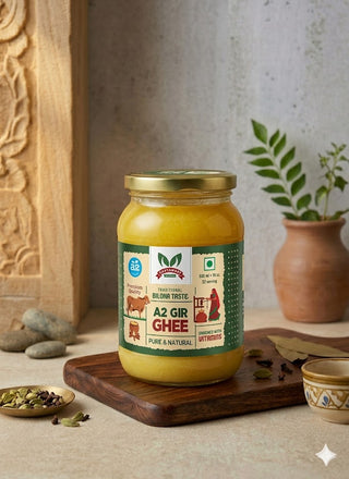 A2 Gir Cow Ghee - 500 ML / One TIme