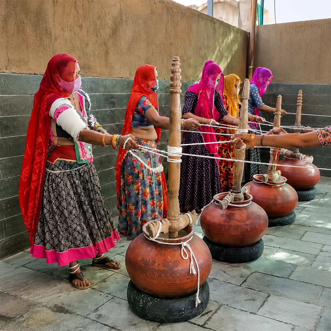 The Bilona Churning