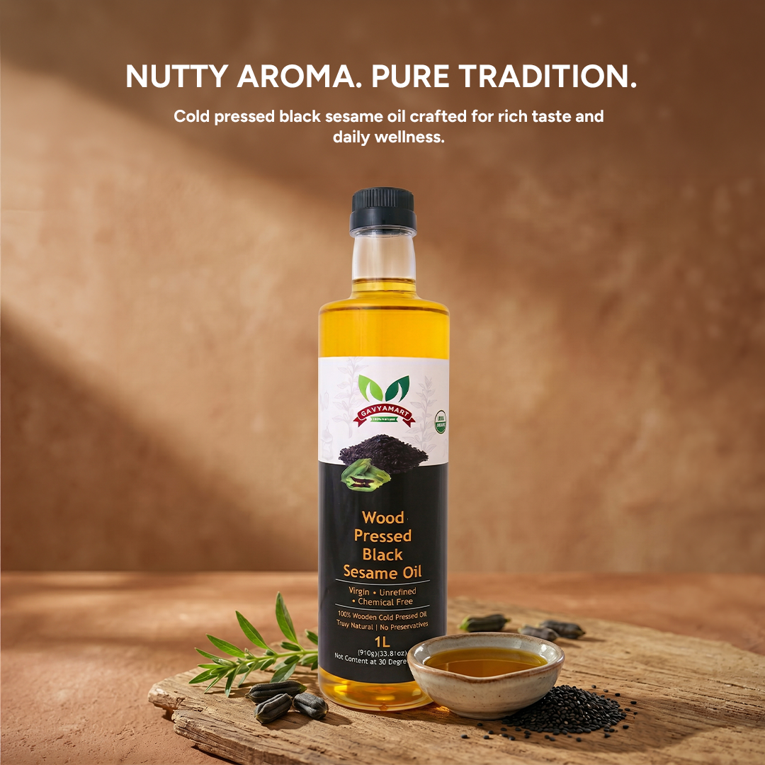 Wood Pressed Sesame Oil | Cold Pressed Til Oil for Cooking