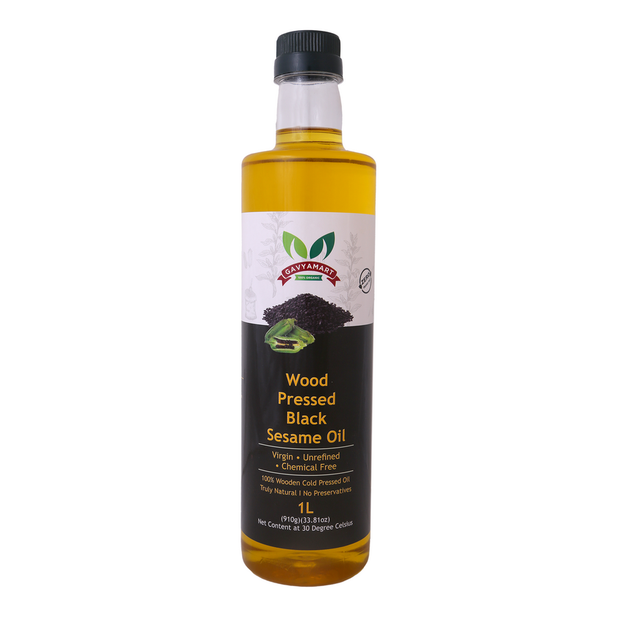 Wood-Pressed Black Sesame Oil | Sesame Oil | Black Sesame Oil | Cooking Oil | Sesame oil online