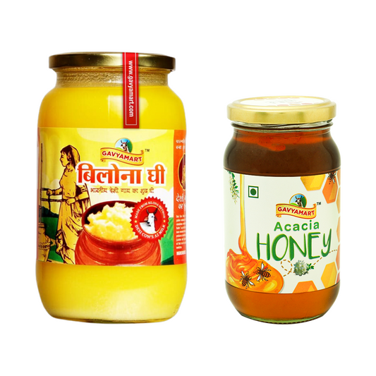 Bilona Ghee | A2 Ghee | Acacia Honey 