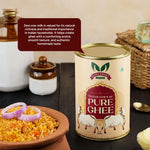 Traditional Bilona Pure Desi A2 Cow Ghee prepared from A2 cow milk for authentic taste and natural nutrition