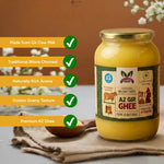 Premium A2 Gir Cow Bilona Ghee by Gavyamart prepared from fresh Gir cow milk for authentic taste and nutrition