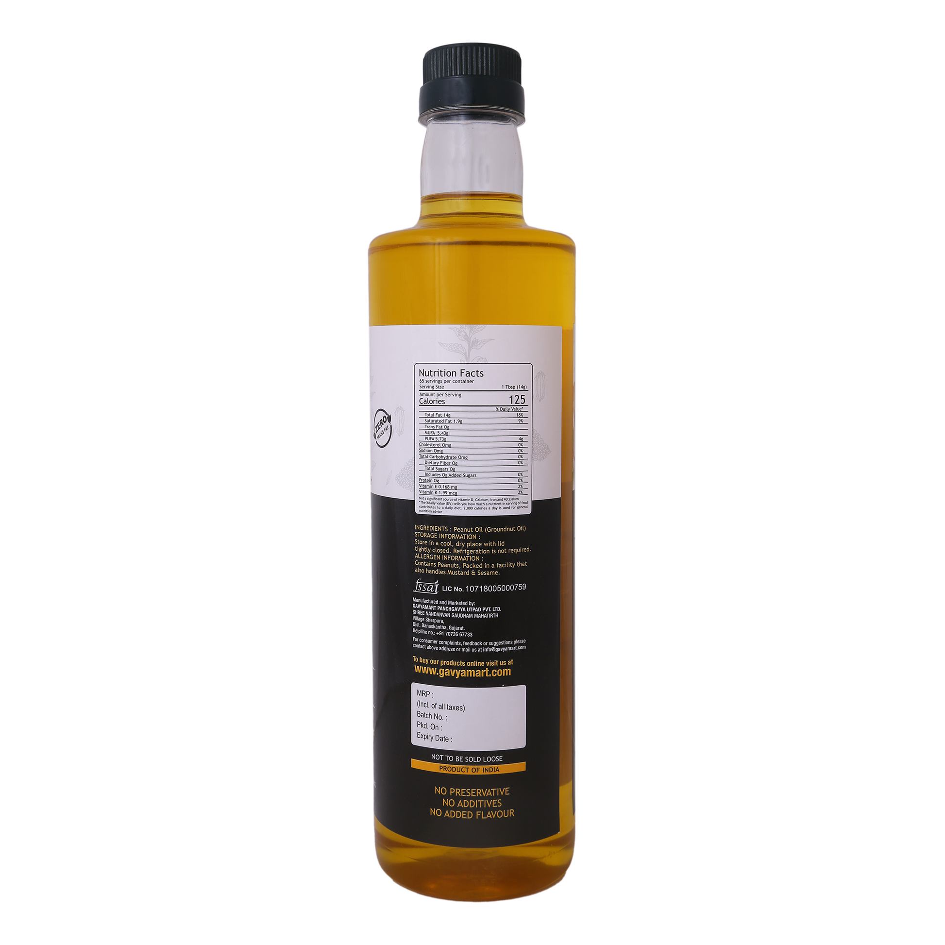 Cold-Pressed I Naturally Processed Oil
