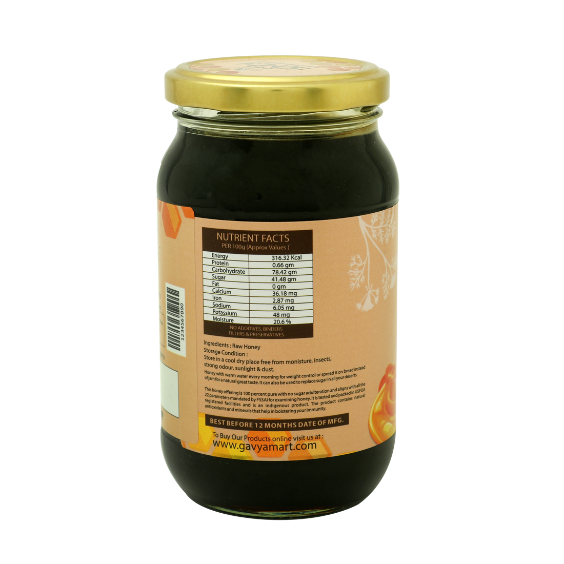 Gavyamart Ajwain honey Raw and Unprocessed