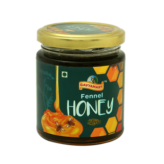 Gavyamart Fennel Honey Raw and Unprocessed - 250GM