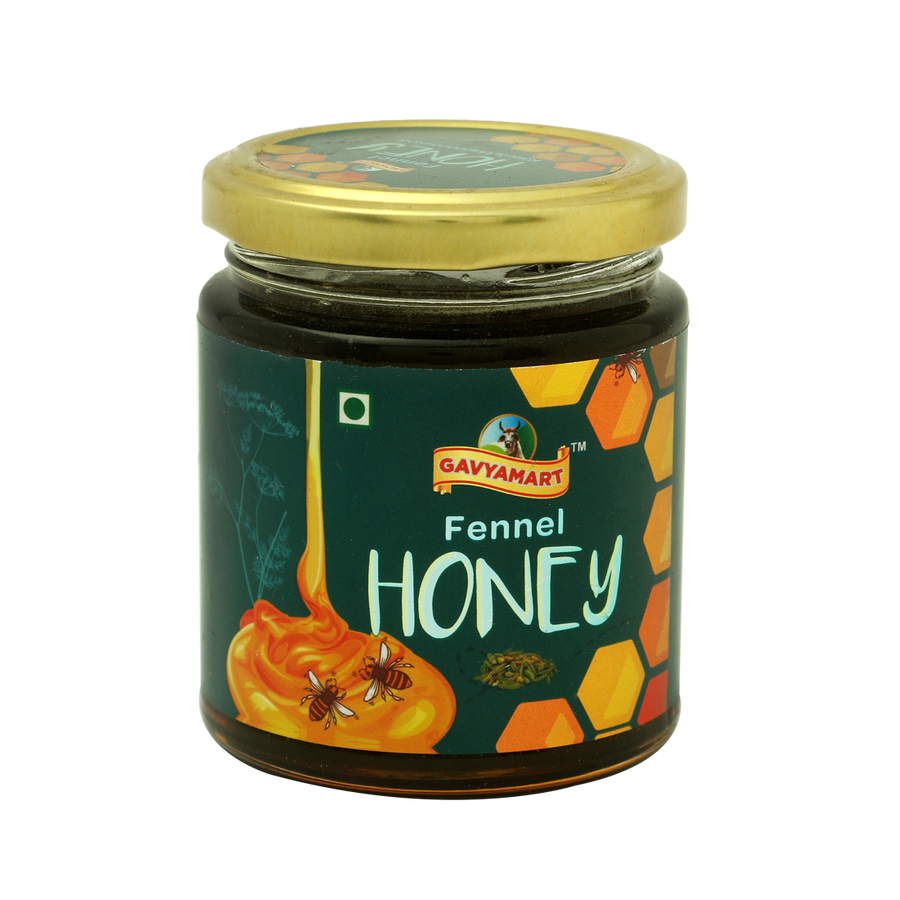 Gavyamart Fennel Honey Raw and Unprocessed