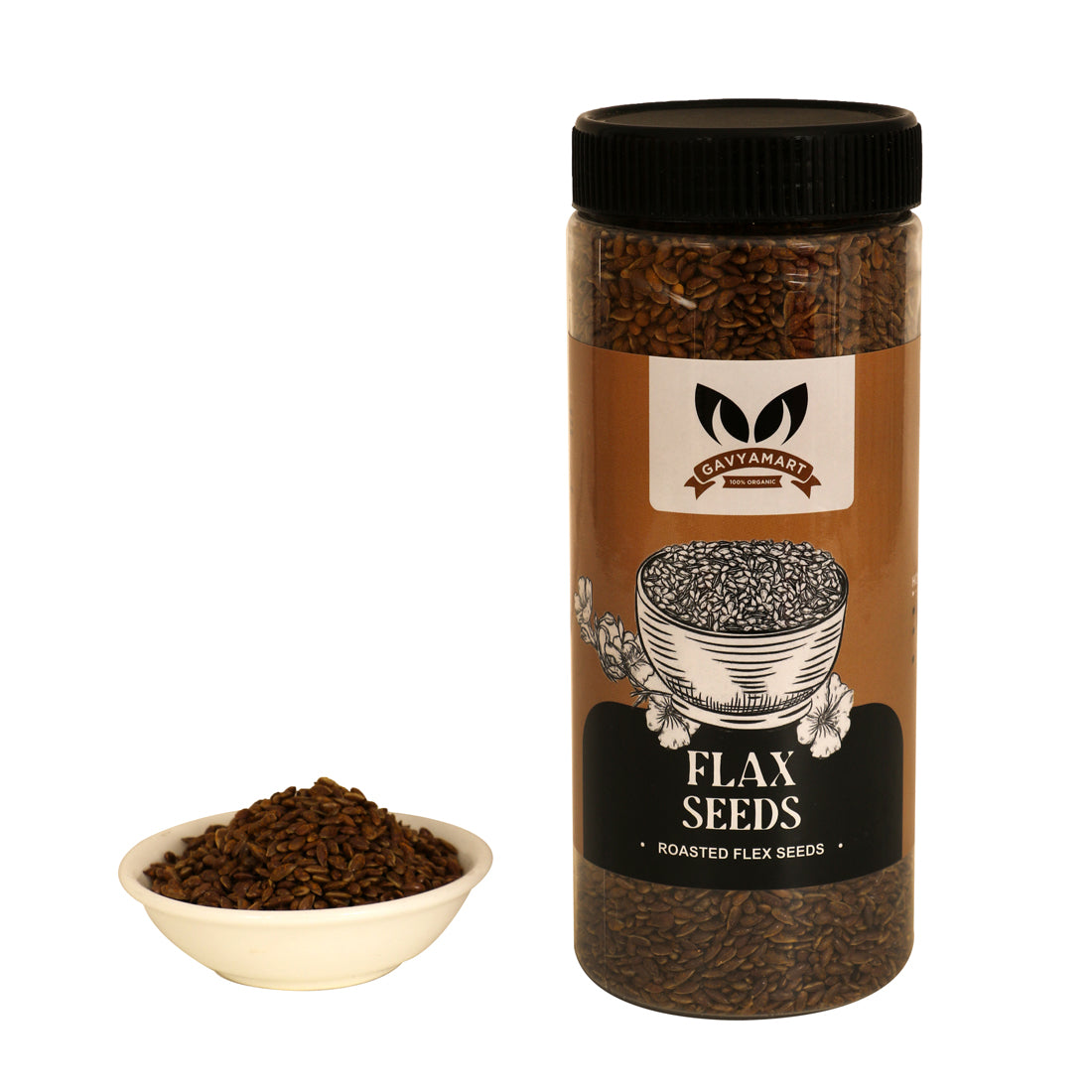 Flax seeds | Organic Flax Seeds 100% Pure (Alsi)-250GM