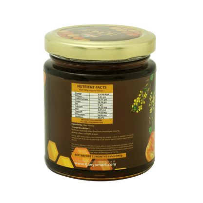 Gavyamart Mustard Honey Raw and Unprocessed