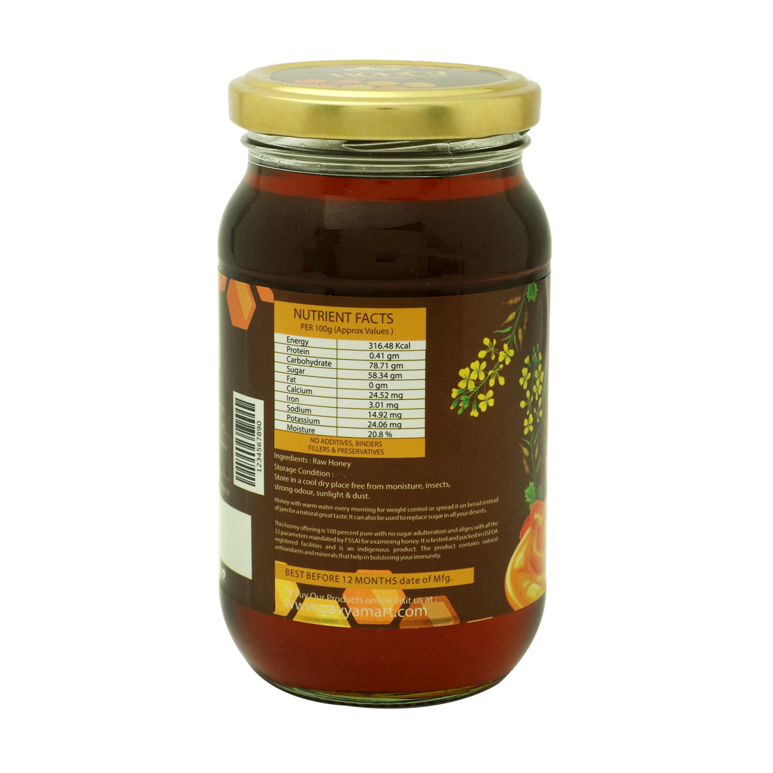 Mustard Honey| Organic Honey | natural Honey