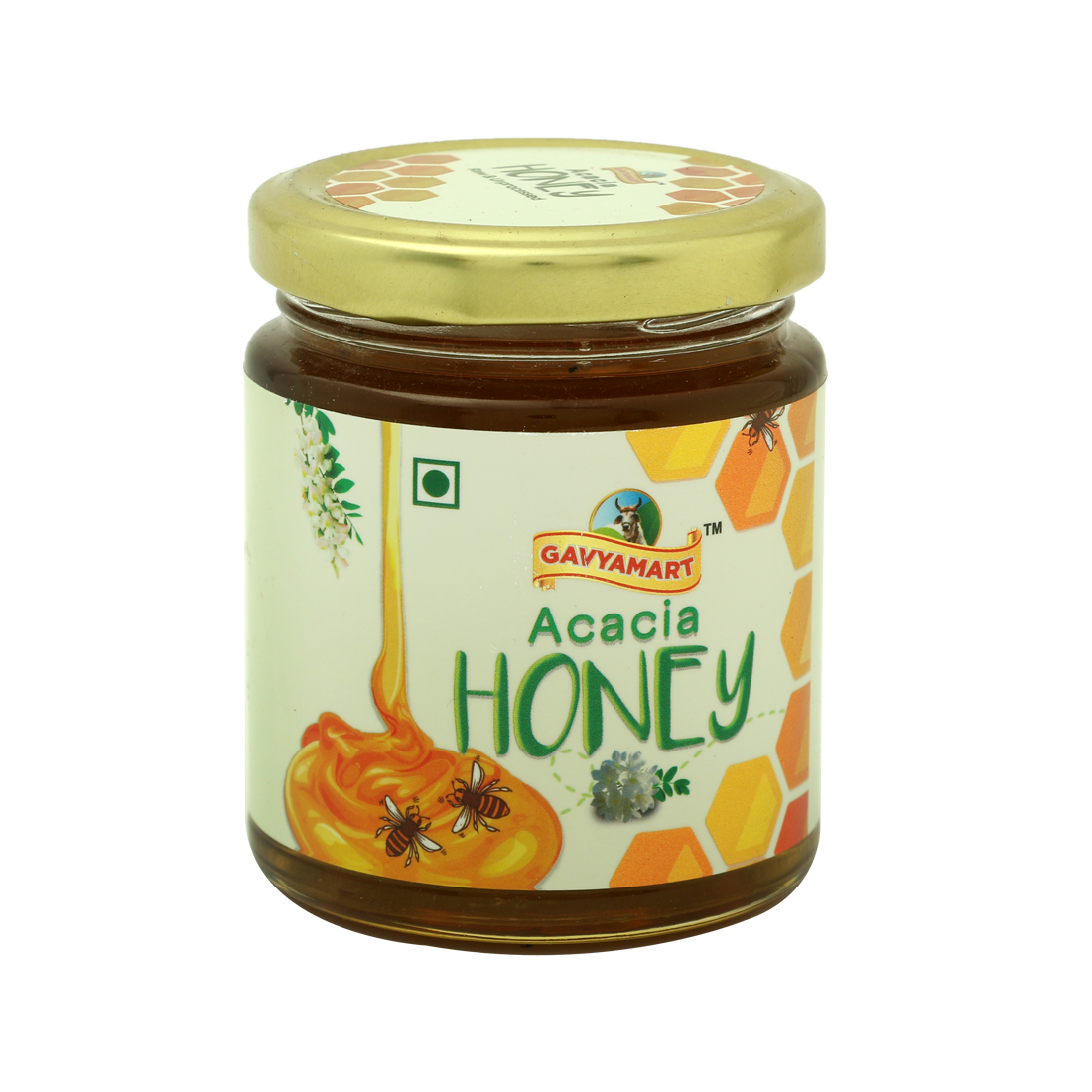 Gavyamart Acacia Honey Raw and Unprocessed