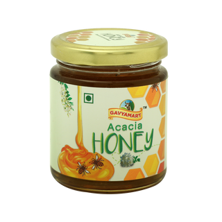 Gavyamart Acacia Honey Raw and Unprocessed - 250GM