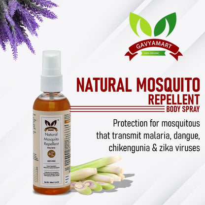 Gavyamart Natural Mosquito Repellent – Body Spray -100ml